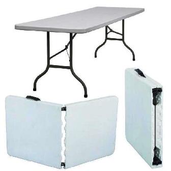 UniQue Foldable Rectangle 1.8 Metre Table