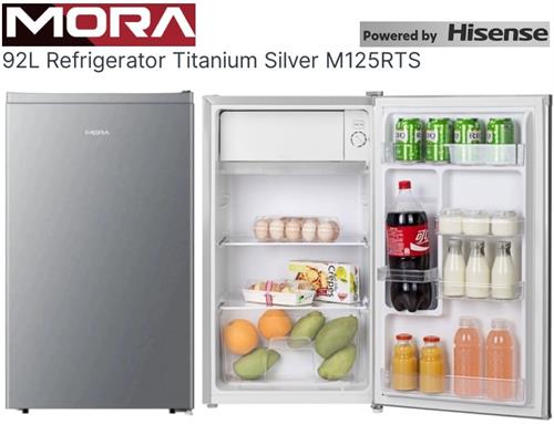 Hisense Mora 90 Litre Titanium Silver Bar Fridge