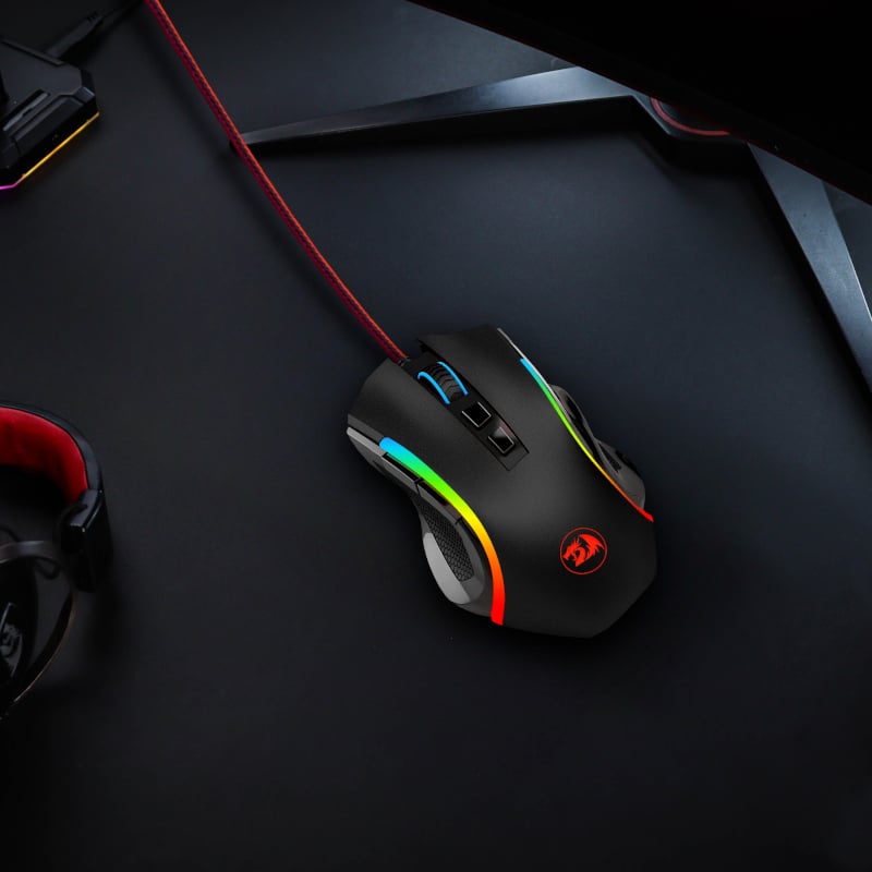 REDRAGON GRIFFIN 7200DPI Gaming Mouse – Black
