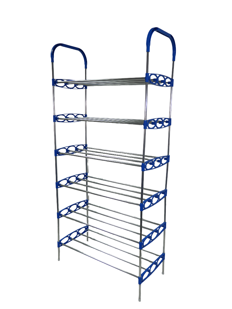 Nordic Wind 6 Tier 18 Shoe Steel Rack