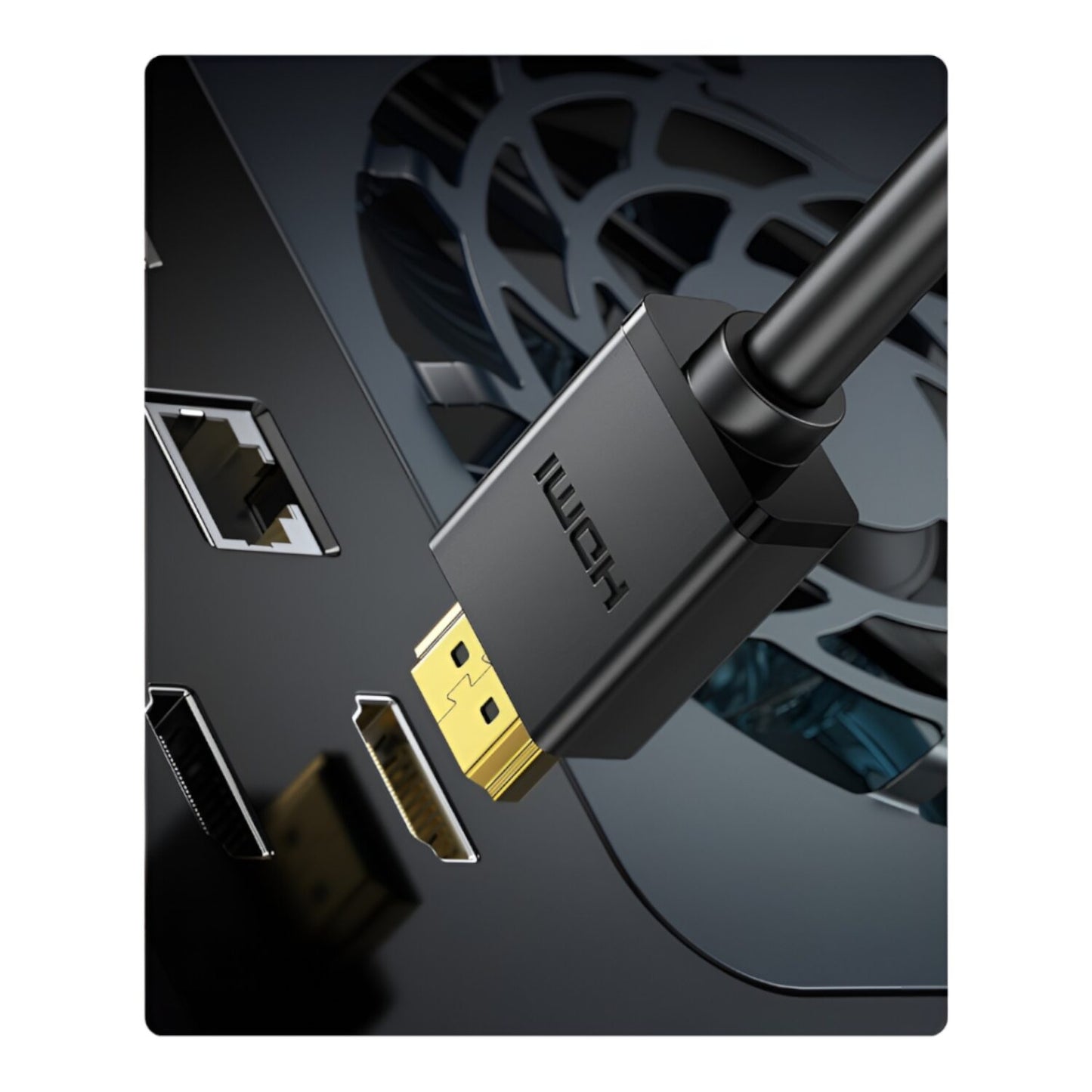 UGREEN HD104-10109 HDMI 4K Cable Male to Male Black 5m – Black