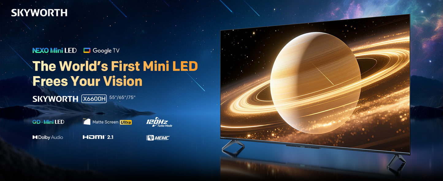 Skyworth 65 Inch 4k UHD MiniLED Google TV
