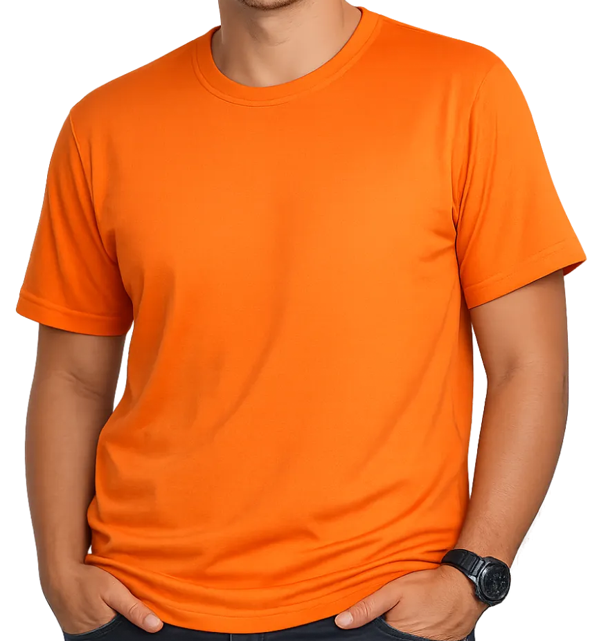130 GSM Honeycomb Polyester Short Sleeve T-Shirts