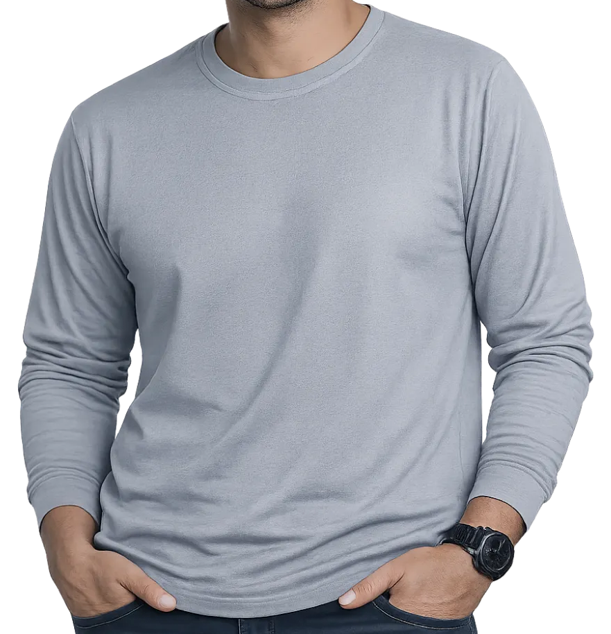 130 GSM Honeycomb Polyester Long Sleeve T-Shirts