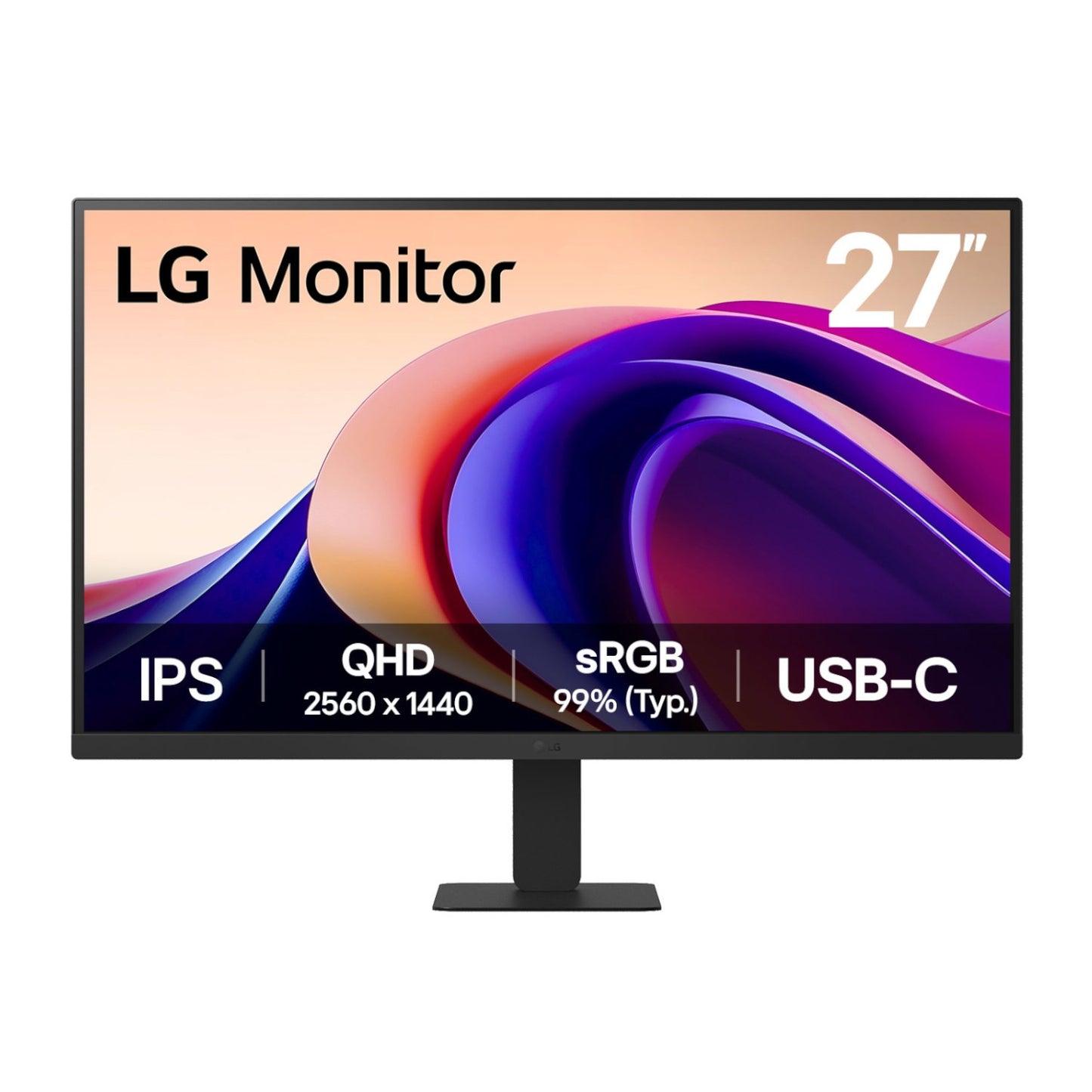 LG UltraFine 27″ QHD IPS Monitor 100Hz with USB-C