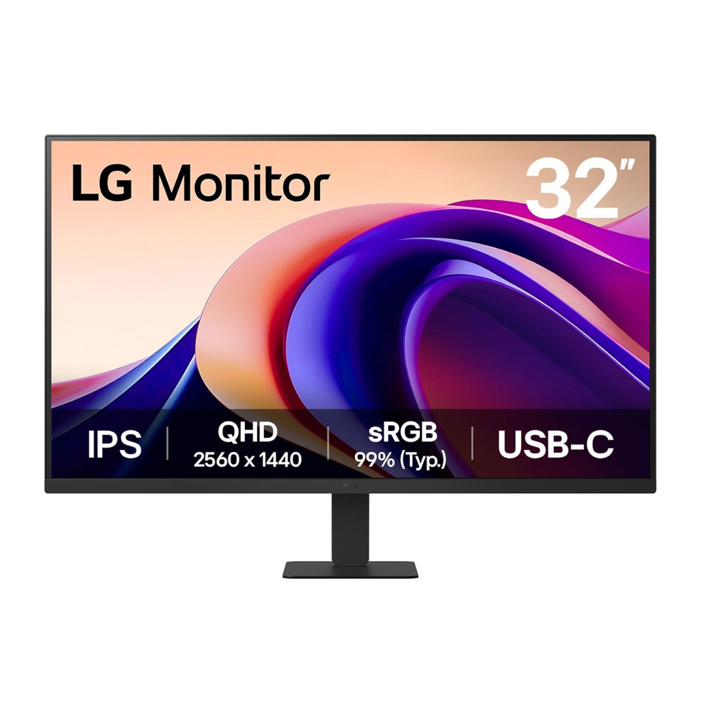LG UltraFine 32″ QHD IPS Monitor 100Hz with USB-C