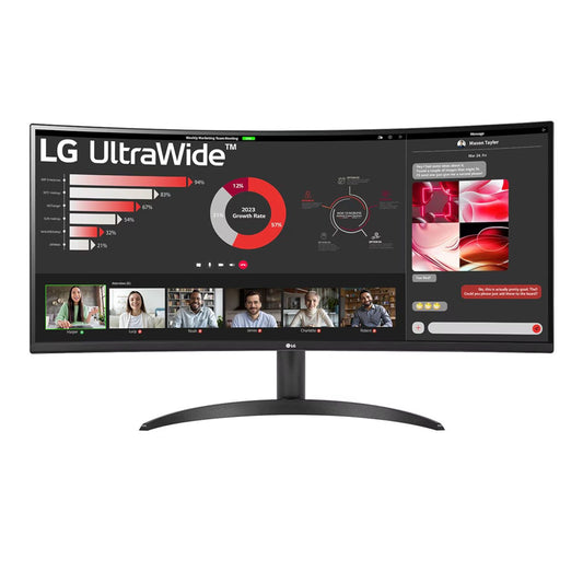 LG UltraWide 34″ QHD VA Curved Monitor 100Hz
