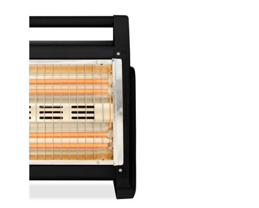 Mellerware Heater 2 Heat Settings Quartz Plastic Black 4