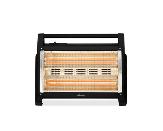 Mellerware Heater 2 Heat Settings Quartz Plastic Black 4