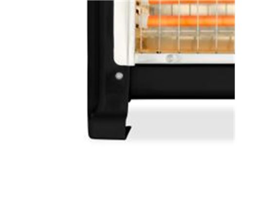 Mellerware Heater 2 Heat Settings Quartz Plastic Black 4