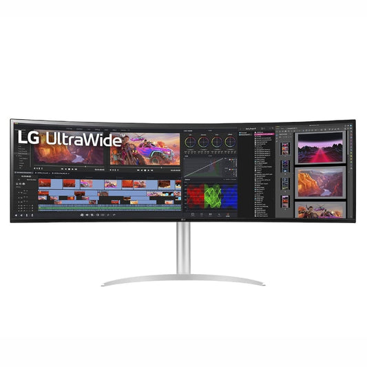 LG UltraWide 49″ Dual-QHD IPS Curved Monitor 144Hz with USB-C incl Speakers
