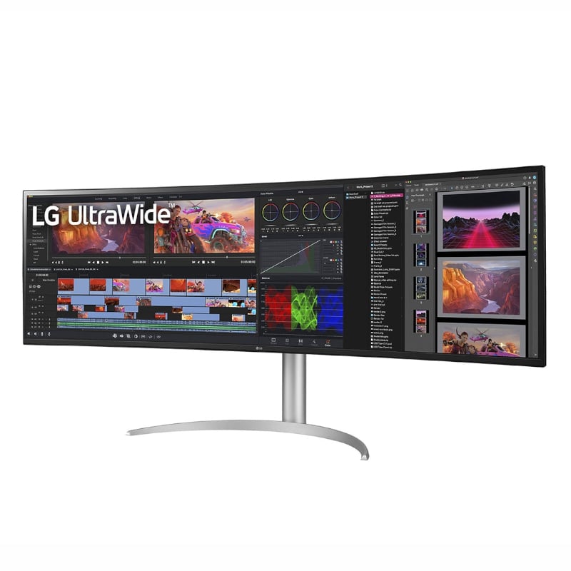 LG UltraWide 49″ Dual-QHD IPS Curved Monitor 144Hz with USB-C incl Speakers