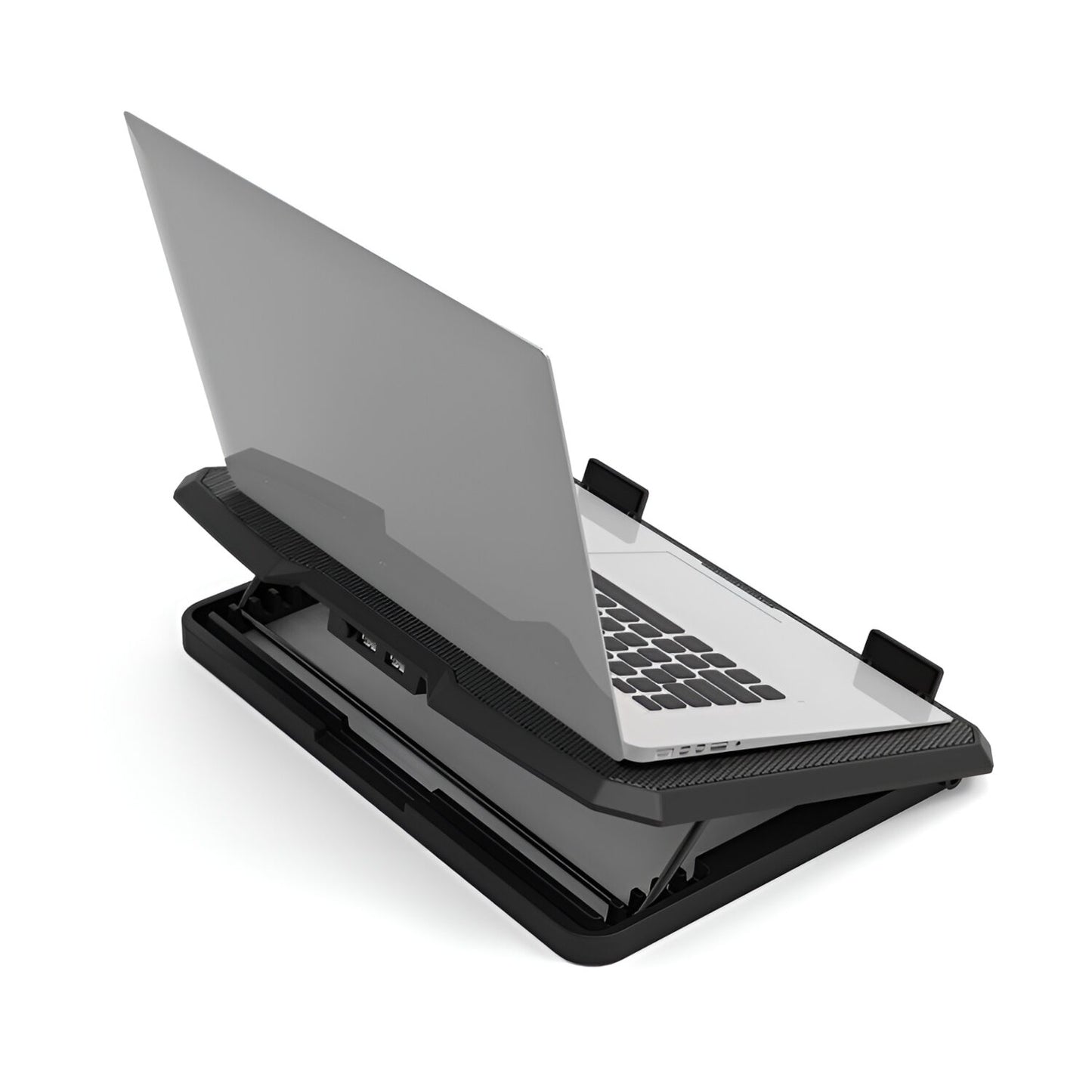 Port Ergonomic Notebook Cooler Pro, with Dual Fans & USB Ports