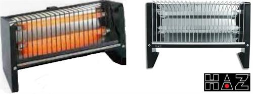 HAZ 2 Bar Ceramic Heater Retail Box 1 Year Warranty