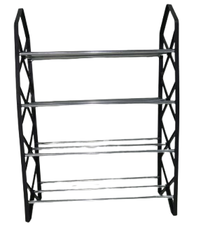 Nordic Wind Cross 4 Tier 12 Shoe Rack