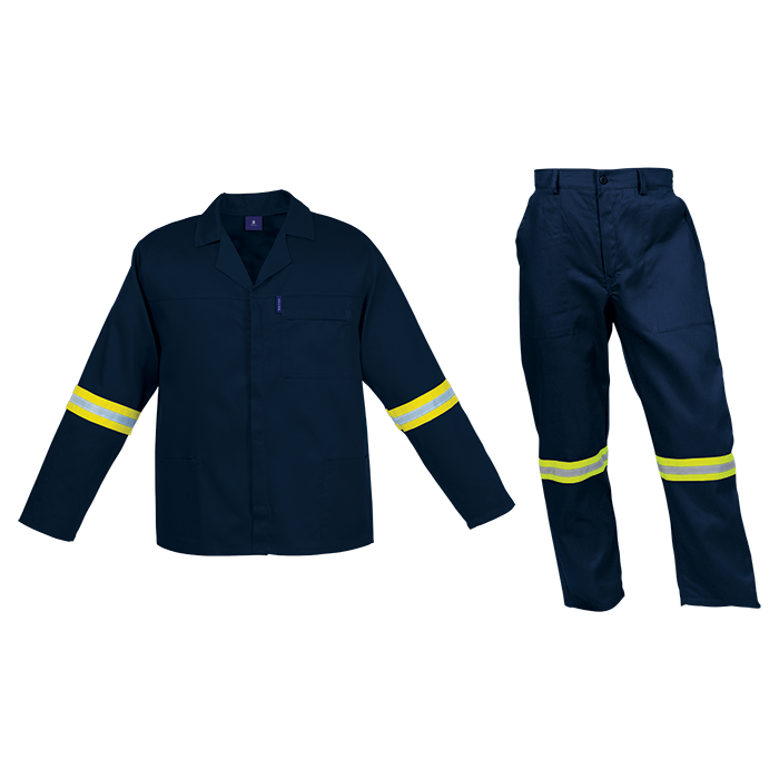 Budget Poly Cotton Conti Suit with Reflective
