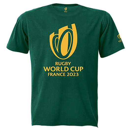 Single Jersey RWC 2023 Tee Gold Trophy Print Mens