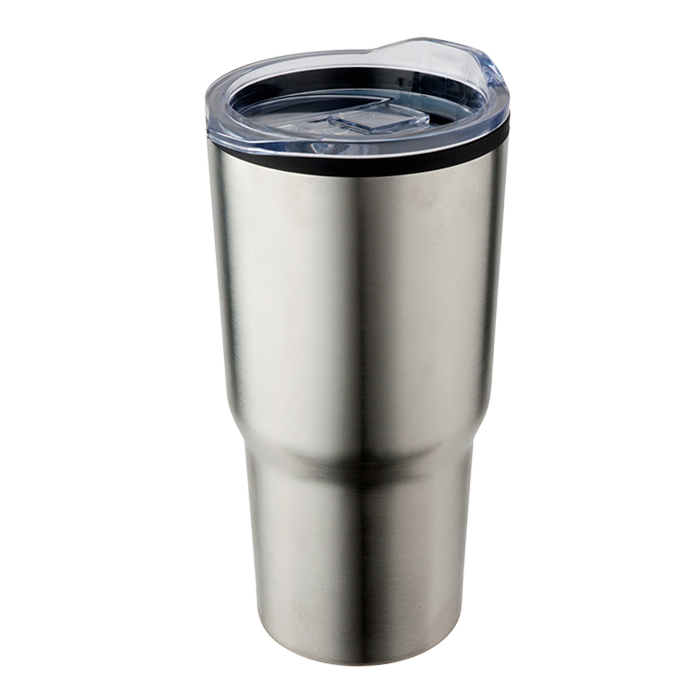 Stainless Steel Mug With Clear Lid