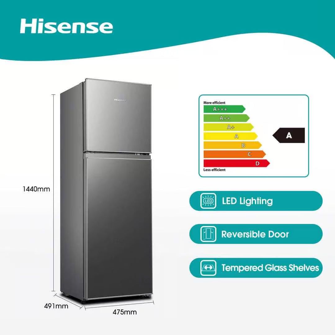 Hisense 154 Litre Fridge And Top Freezer Combination