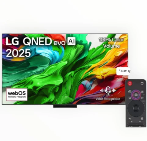 LG 75 Inch QNED Evo AI 4K MiniLED Smart TV