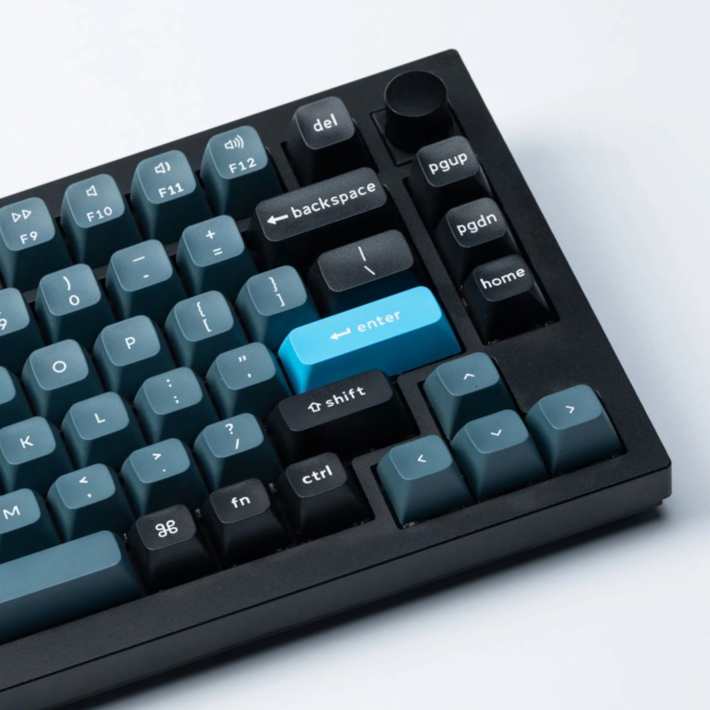 Keychron Double Shot KSA PBT Keycap Set – Dark Grey/Grey/Blue