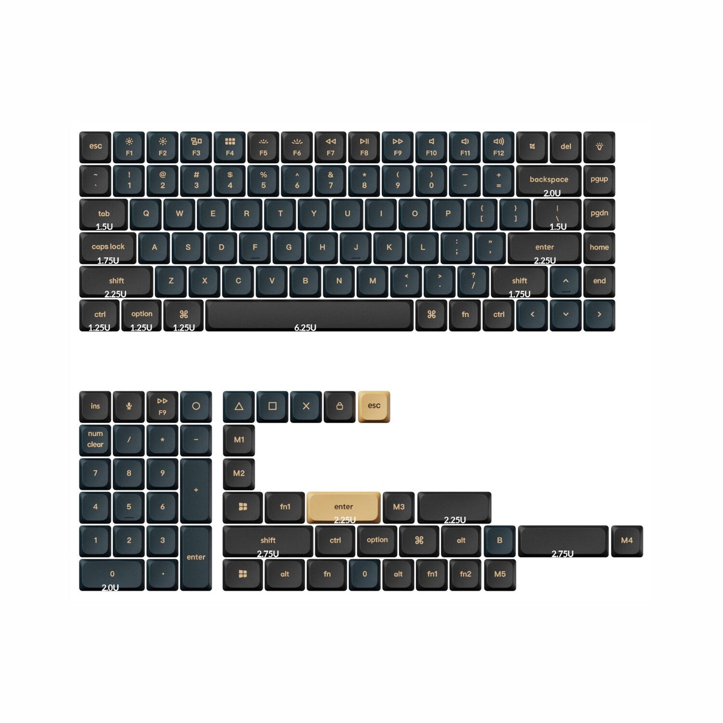 Keychron PBT LSA Knight Keycap Set V2 – Low Profile