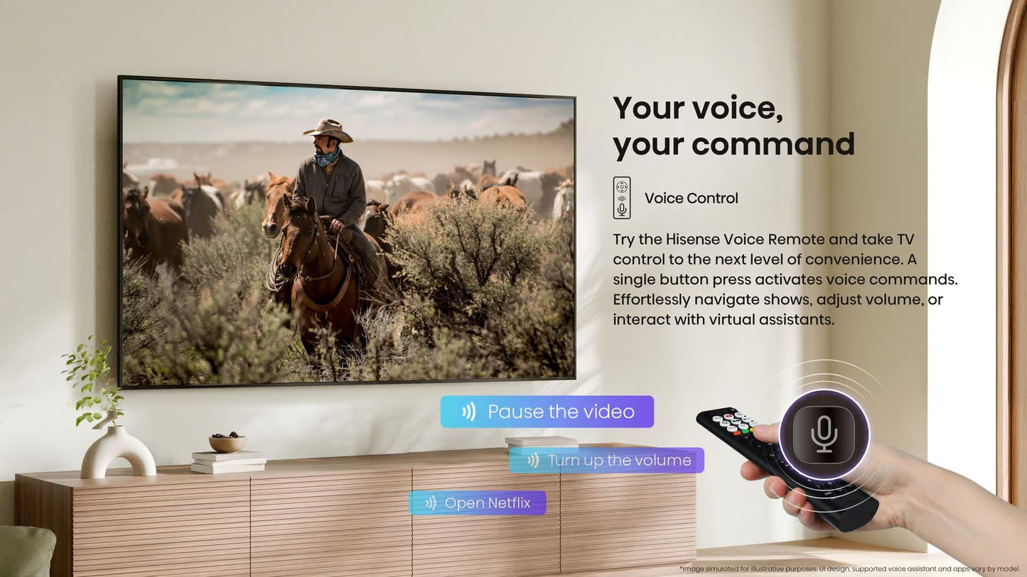 Hisense Q6Q 75 Inch QLED VIDAA Smart LED TV