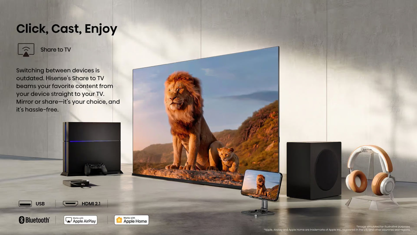 Hisense Q6Q 75 Inch QLED VIDAA Smart LED TV