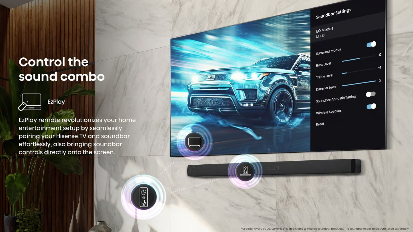 Hisense Q6Q 75 Inch QLED VIDAA Smart LED TV