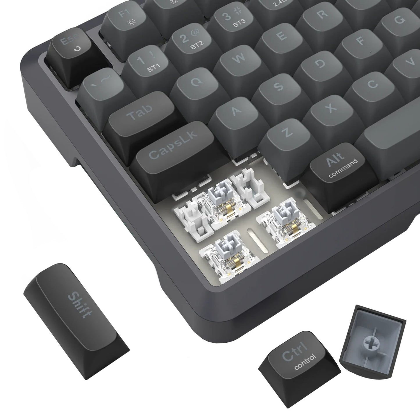 Redragon BREAGI PRO K688 98+1 Gasket Wireless Mechanical Keyboard (Triple Mode, RGB, Hot-Swappable, Cream Linear Switches)