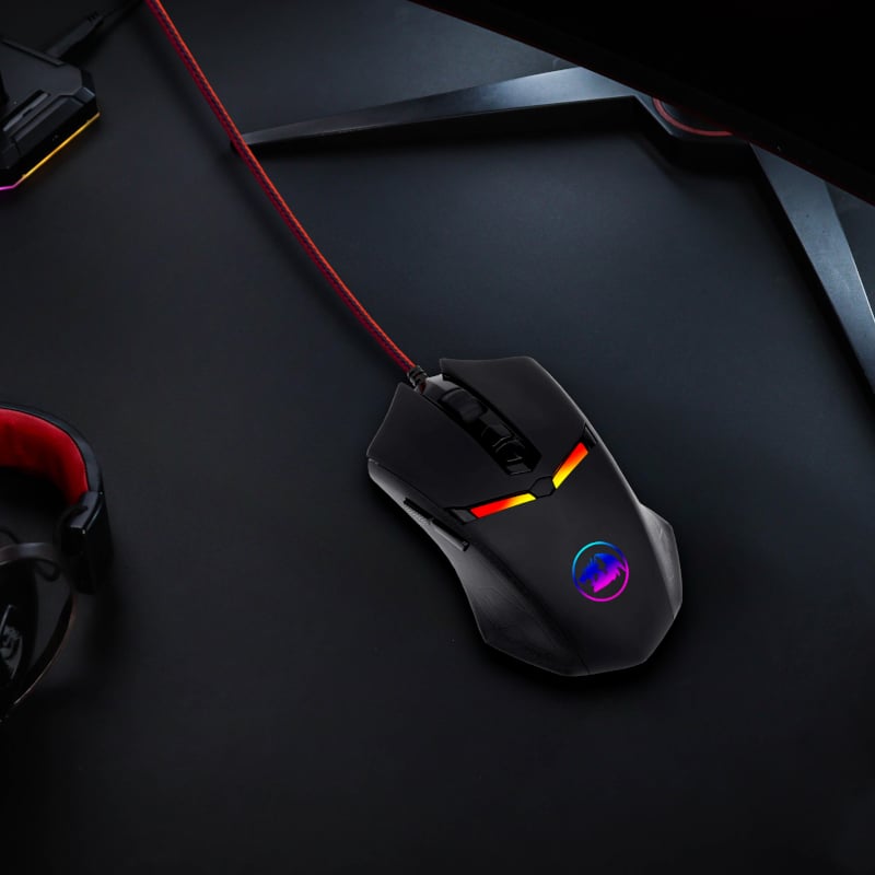 REDRAGON NEMEANLION 2 7200DPI Gaming Mouse – Black
