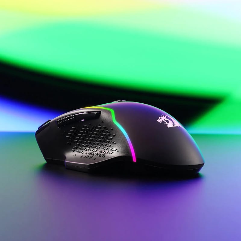 REDRAGON Taipan Pro 10000DPI RGB Wireless Gaming Mouse – Black