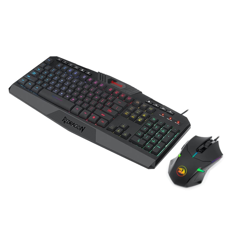 REDRAGON 2IN1 (K503A-RGB|M601) Gaming Combo 1 – Black