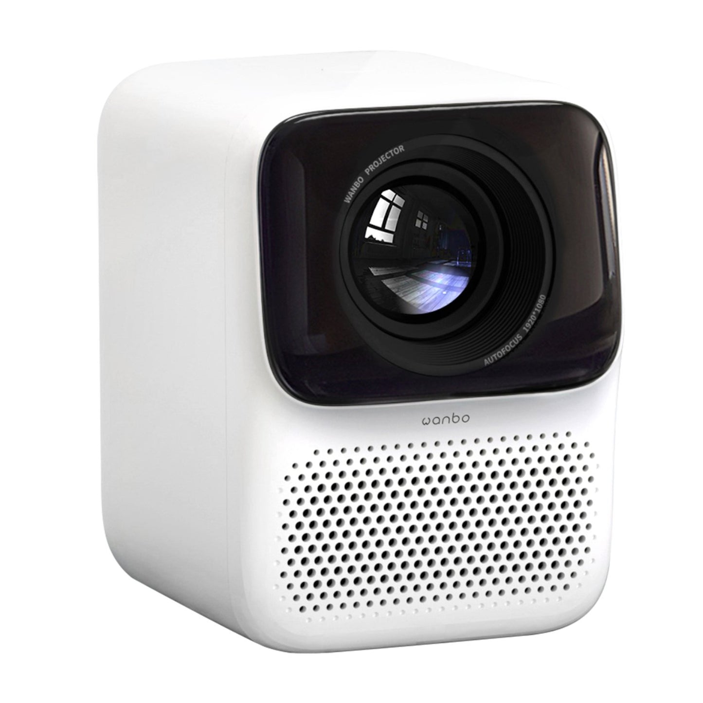 WANBO T2 MAX 1080P 450ANSI Android 9.0 Smart Projector – White