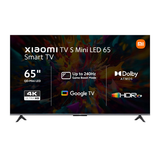 Xiaomi S 65″ Mini LED 4K Smart TV (HDR10+, Google TV, Dolby Atmos, 144Hz)