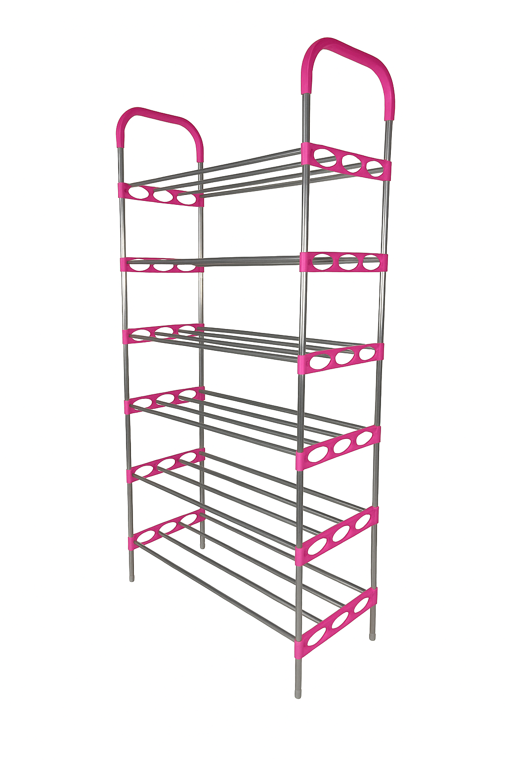 Nordic Wind 6 Tier 18 Shoe Steel Rack