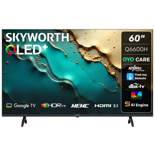 Skyworth 60 Inch QLED Google 4K UHD Smart TV