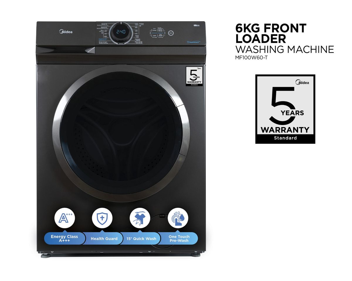 Midea 6kg Front Loader Washing Machine