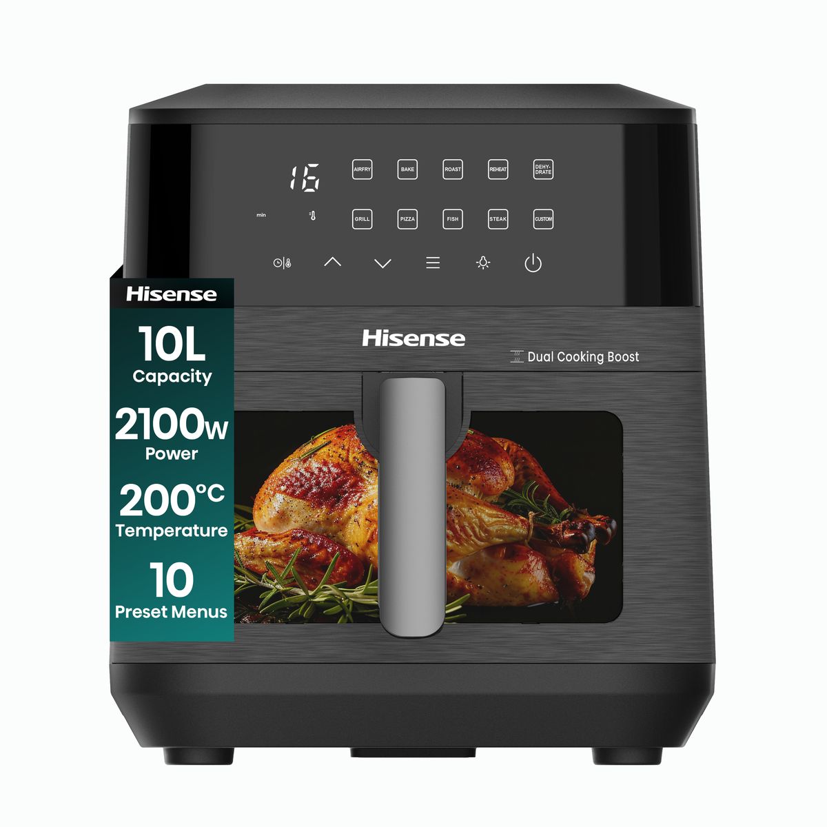 Hisense 10 Litres Single Door Air Fryer