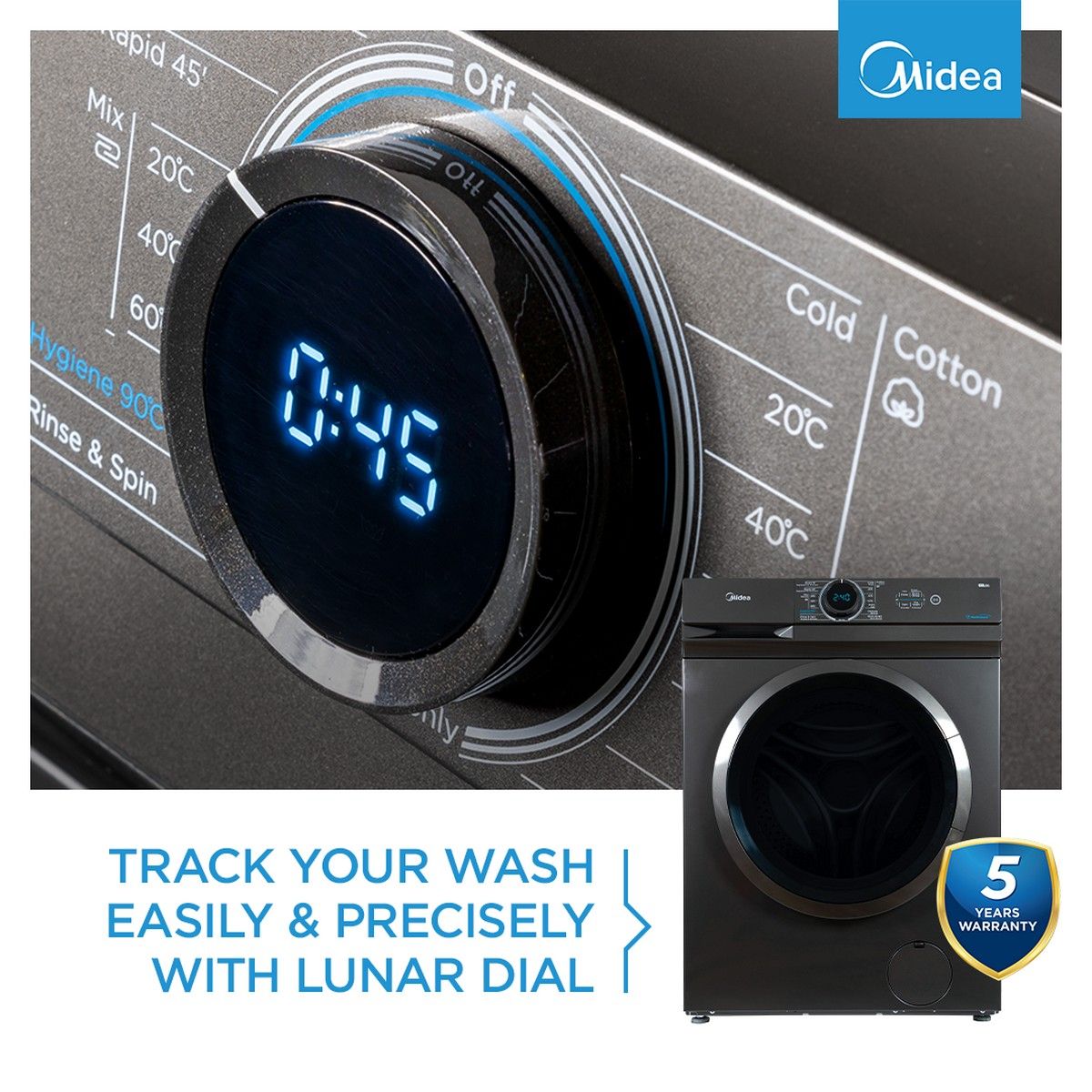 Midea 6kg Front Loader Washing Machine