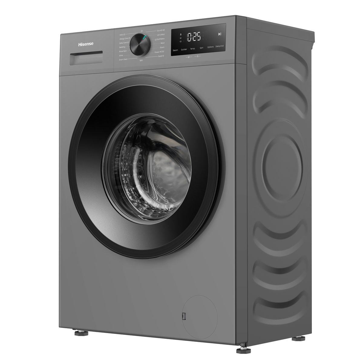 Hisense Silver 7kg Front Loader Washing Machine
