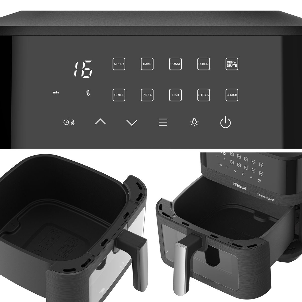Hisense 10 Litres Single Door Air Fryer
