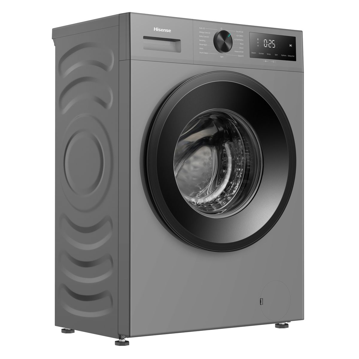 Hisense Silver 7kg Front Loader Washing Machine