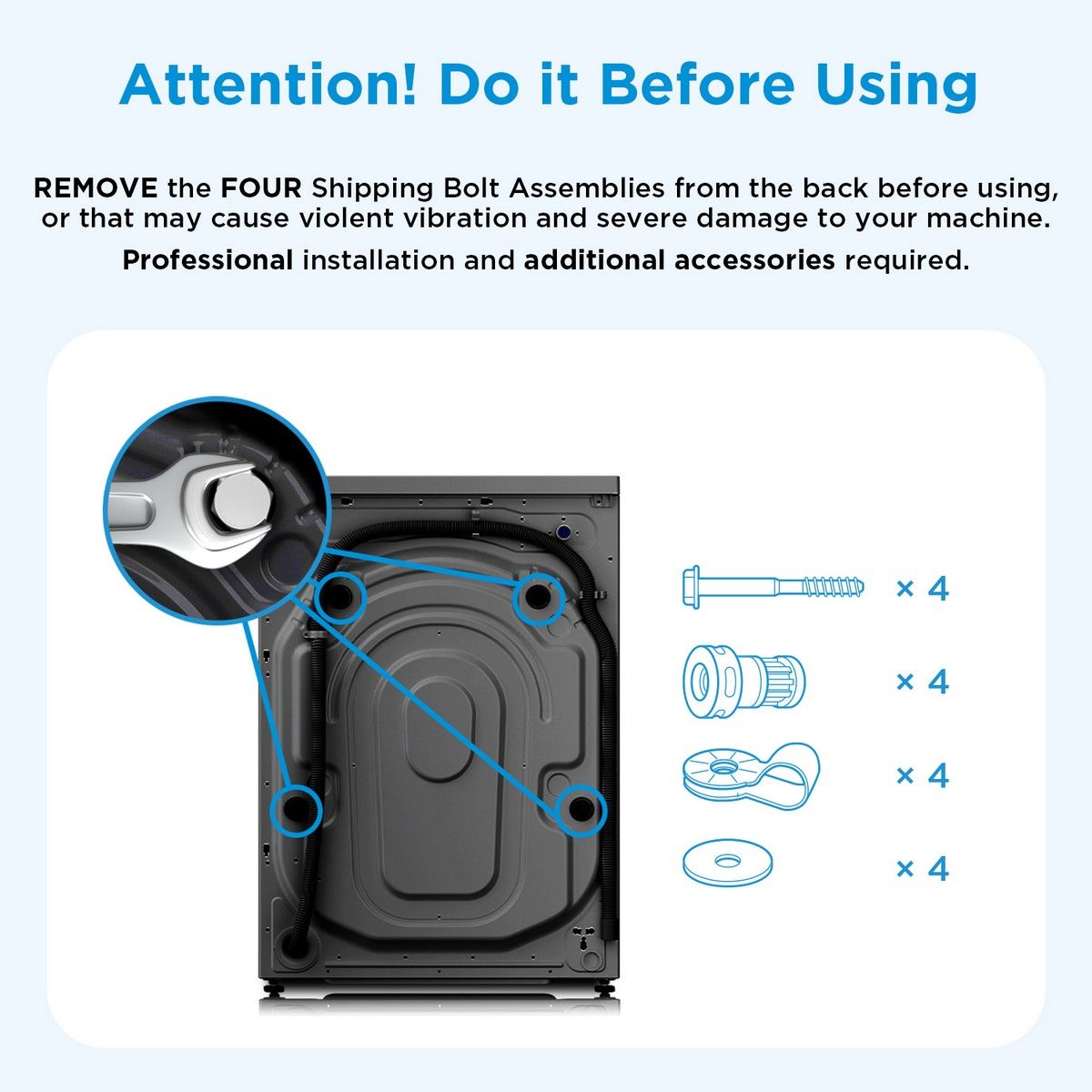 Midea 6kg Front Loader Washing Machine