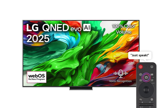 LG 75 Inch QNED Evo AI 4K MiniLED Smart TV