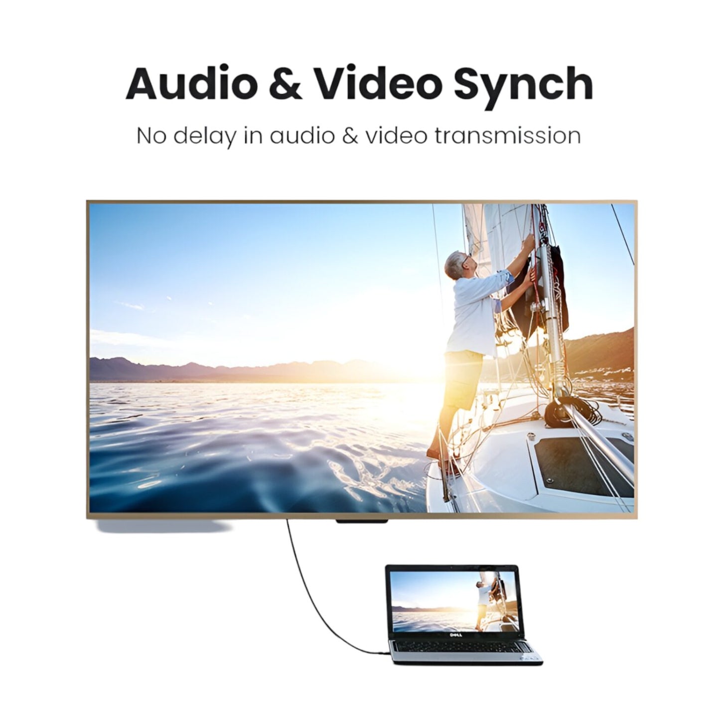 UGREEN HD101-10115 HDMI 4K Cable Male to Male 1m – Black